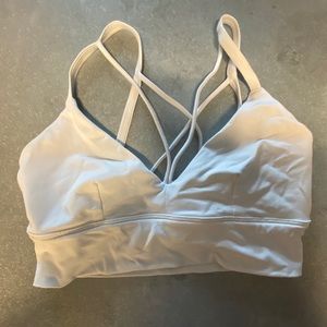 Alo yoga sport bra xs white